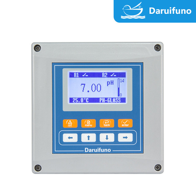 Controlador PH / ORP en línea con dos relés de control de dosificación para plantas de tratamiento de agua