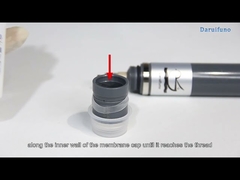 ¿Cómo llenar el electrólito correctamente para el electrodo residual del cloro?