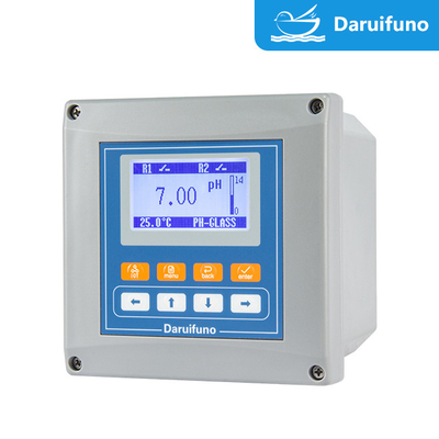 Controlador PH / ORP en línea con dos relés de control de dosificación para plantas de tratamiento de agua
