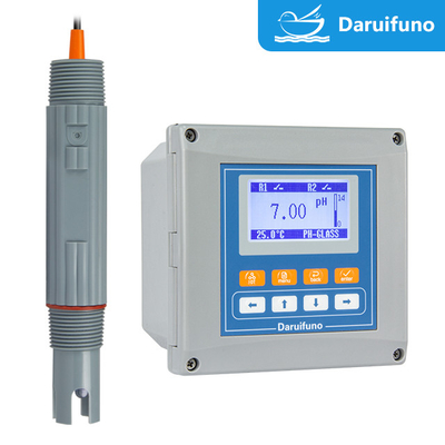 Controlador PH / ORP en línea con dos relés de control de dosificación para plantas de tratamiento de agua
