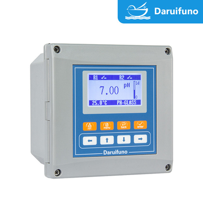 Controlador PH / ORP en línea con dos relés de control de dosificación para plantas de tratamiento de agua