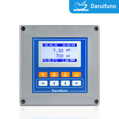 Dual canales PH analógico y controlador ORP con RS485 y dos relés Tratamiento de agua