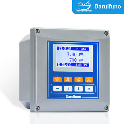 Dual canales PH analógico y controlador ORP con RS485 y dos relés Tratamiento de agua