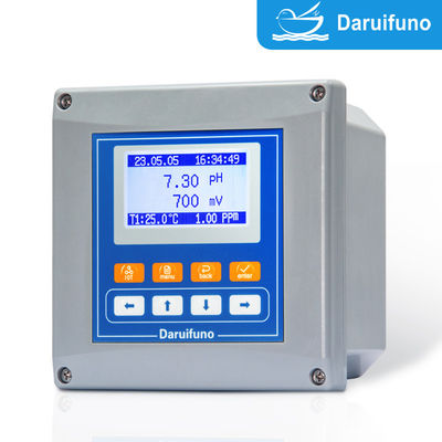 Dual canales PH analógico y controlador ORP con RS485 y dos relés Tratamiento de agua