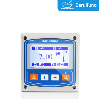 Controlador de pH ORP RS485 Modbus RTU con Salida Dual 4-20mA y Montaje en Panel IP66 para Analizador de pH ORP en Línea