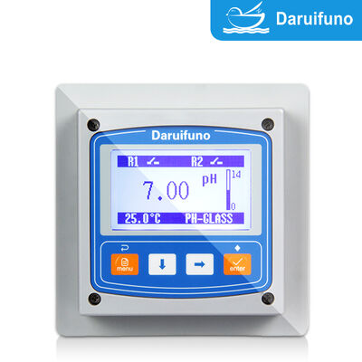 Controlador de pH ORP RS485 Modbus RTU con Salida Dual 4-20mA y Montaje en Panel IP66 para Analizador de pH ORP en Línea