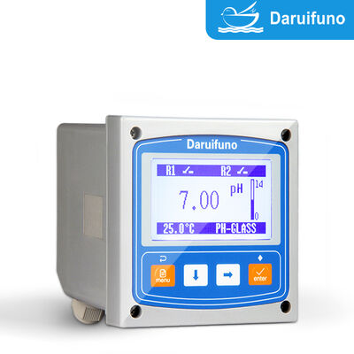 Controlador de pH ORP con dos relés SPST 3A 250V AC Alarma Alta Baja Control de Dosificación Montaje en Panel Analizador de pH ORP