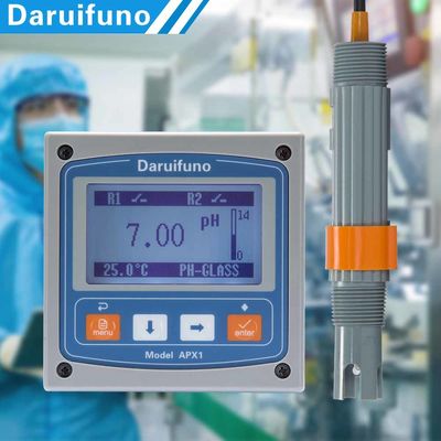 analizador en línea de 18~36V pH ORP con el electrodo de tierra para el control de calidad del agua