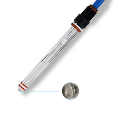 ±2000mV 0 ~ electrodo de 80℃ ORP con el vidrio de la cabeza del platino para la piscina